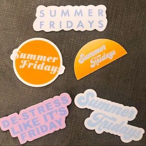 Summer Fridays Stickers Set of 5